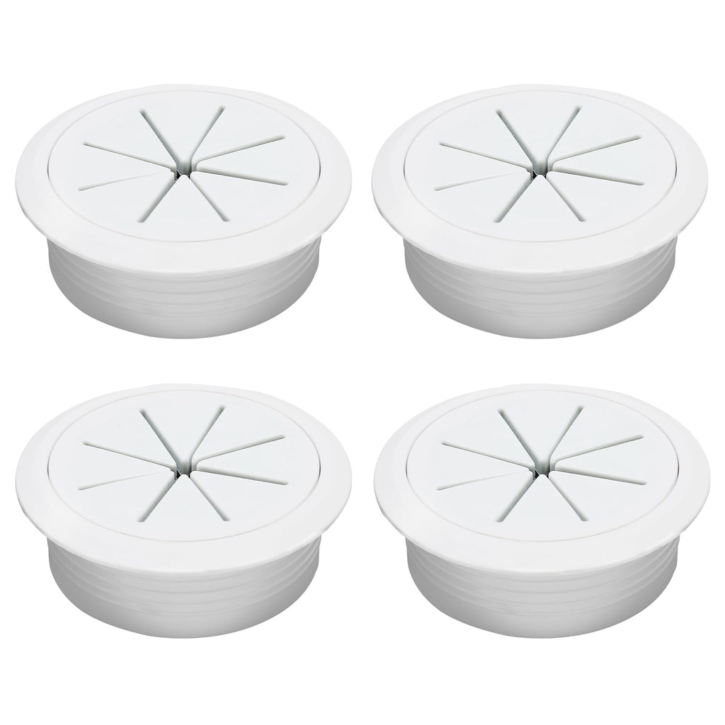 BOPOREAE 4 Pcs Desk Grommet 2-1/16" (53mm), Desk Hole Cover for Cables