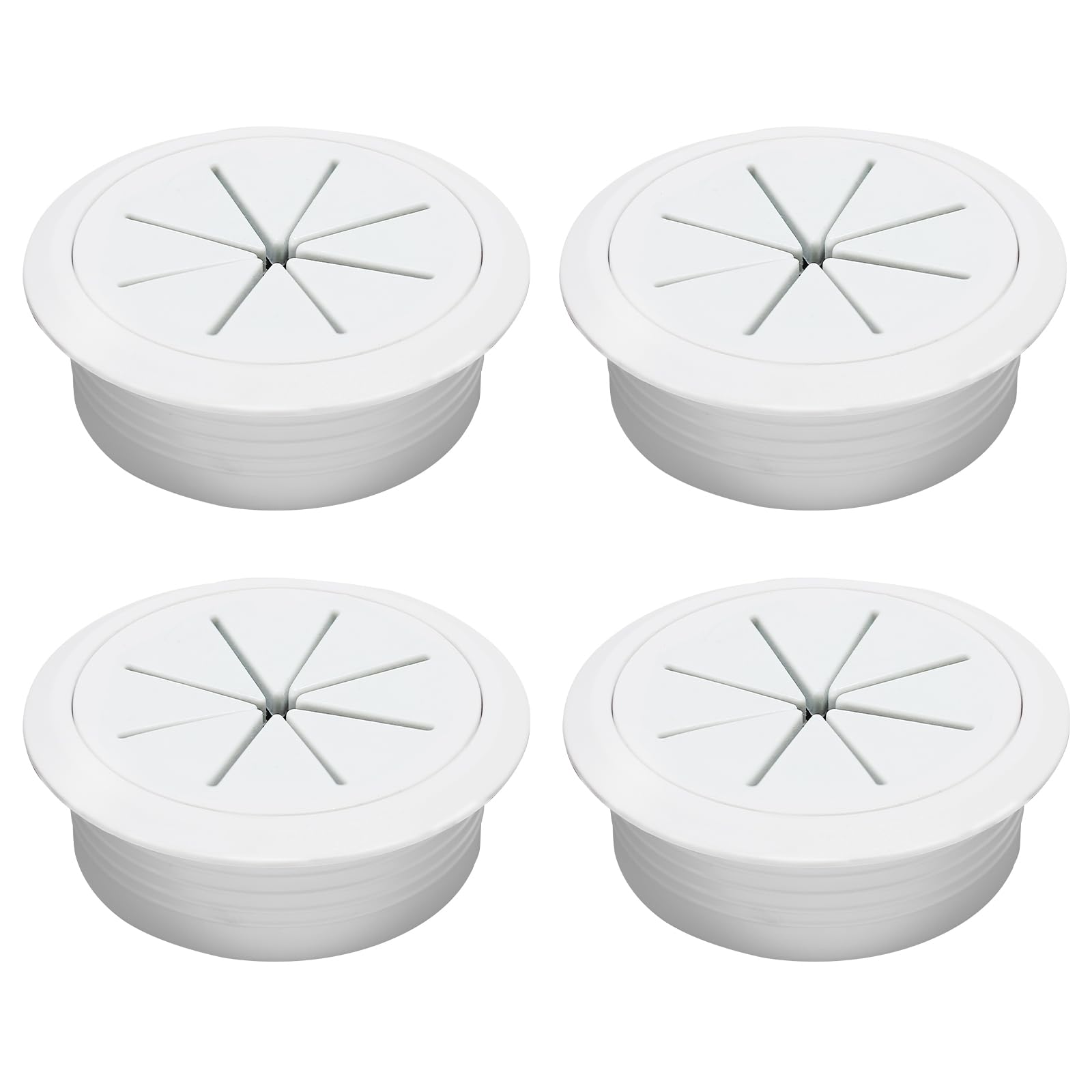 BOPOREAE 4 Pcs Desk Grommet 2-1/16" (53mm), Desk Hole Cover for Cables