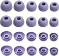 Replacement Earbud Tips for Powerbeats Pro2 Ear Tips [10 Pairs] – XL/L/M/S/XS Silicone Earbuds Tips Compatible with Beats Studio Buds/Beats Fit Pro/Solo Buds, Purple