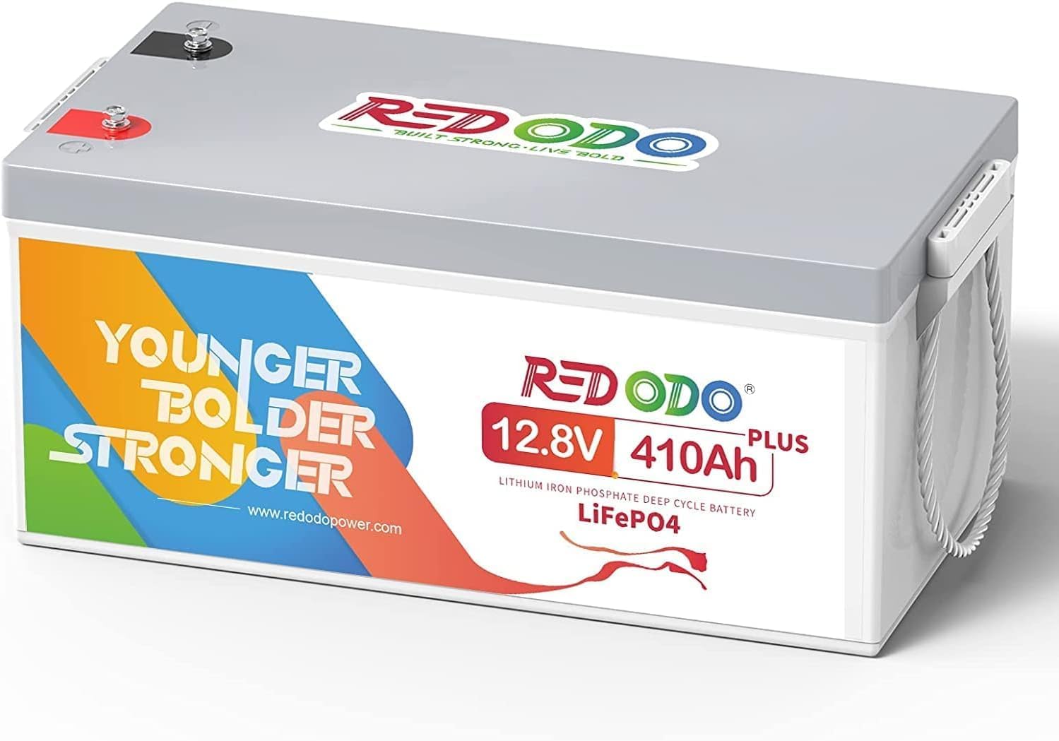 Redodo 12V 410Ah Deep Cycle LiFePO4 Battery, for RV Solar Marine