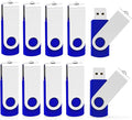 Kootion 10 X 16 GB USB Flash Drive 16 gb Flash Drive Thumb Drive Memory Stick Pen Drive Keychain Design Blue
