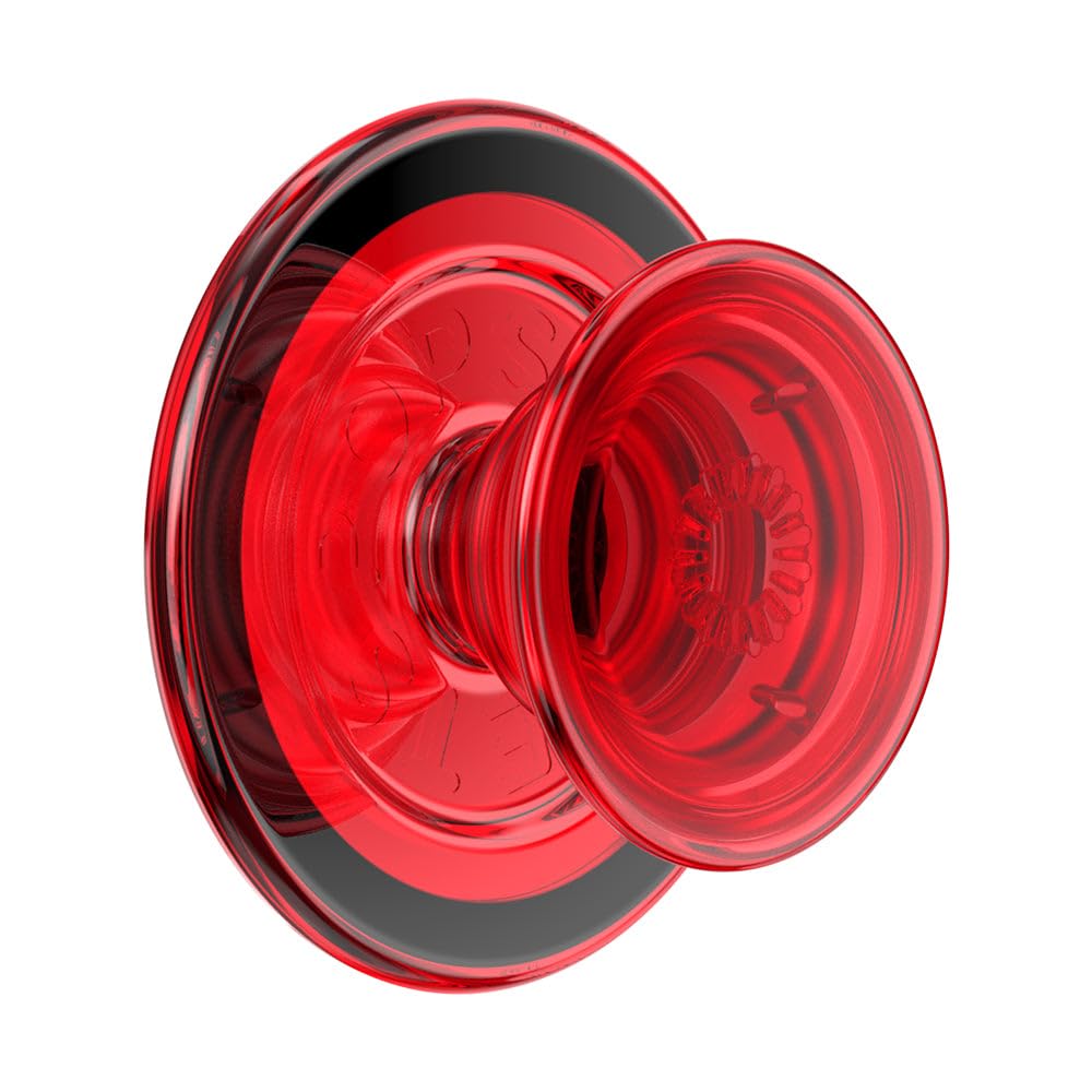 PopSockets Phone Grip for MagSafe, Magnetic Holder, Phone Stand, Red - Danger Red