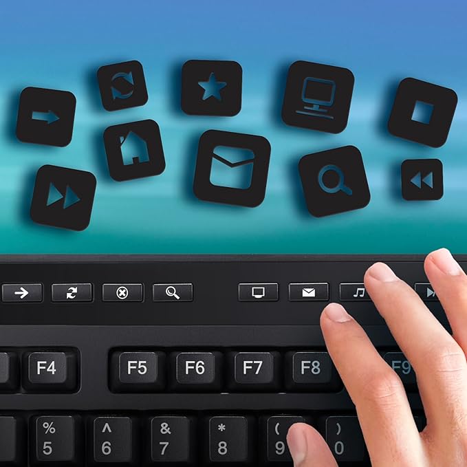 Adesso EasyTouch 445 Multi-Channel Wired Touchpad Keyboard, Black (AKB-445UB)