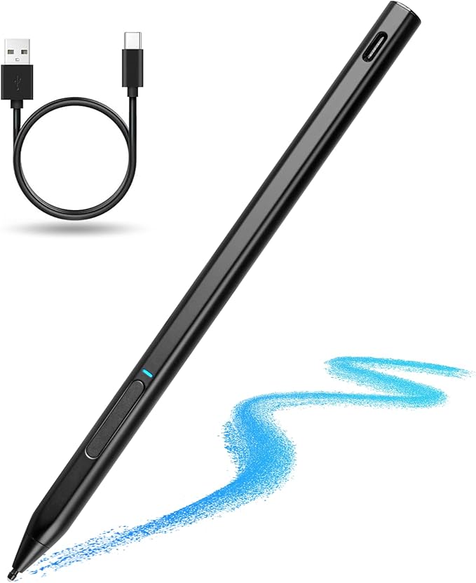 Fire Max 11 Stylus Pen,USI 2.0 Certified Stylus Pencil for Amazon Fire Max 11 Tablet & Amazon Fire HD 10 (13th Gen, 2023 Release),Palm Rejetion 4096 Pressure and Rechargeable Amazon Pen