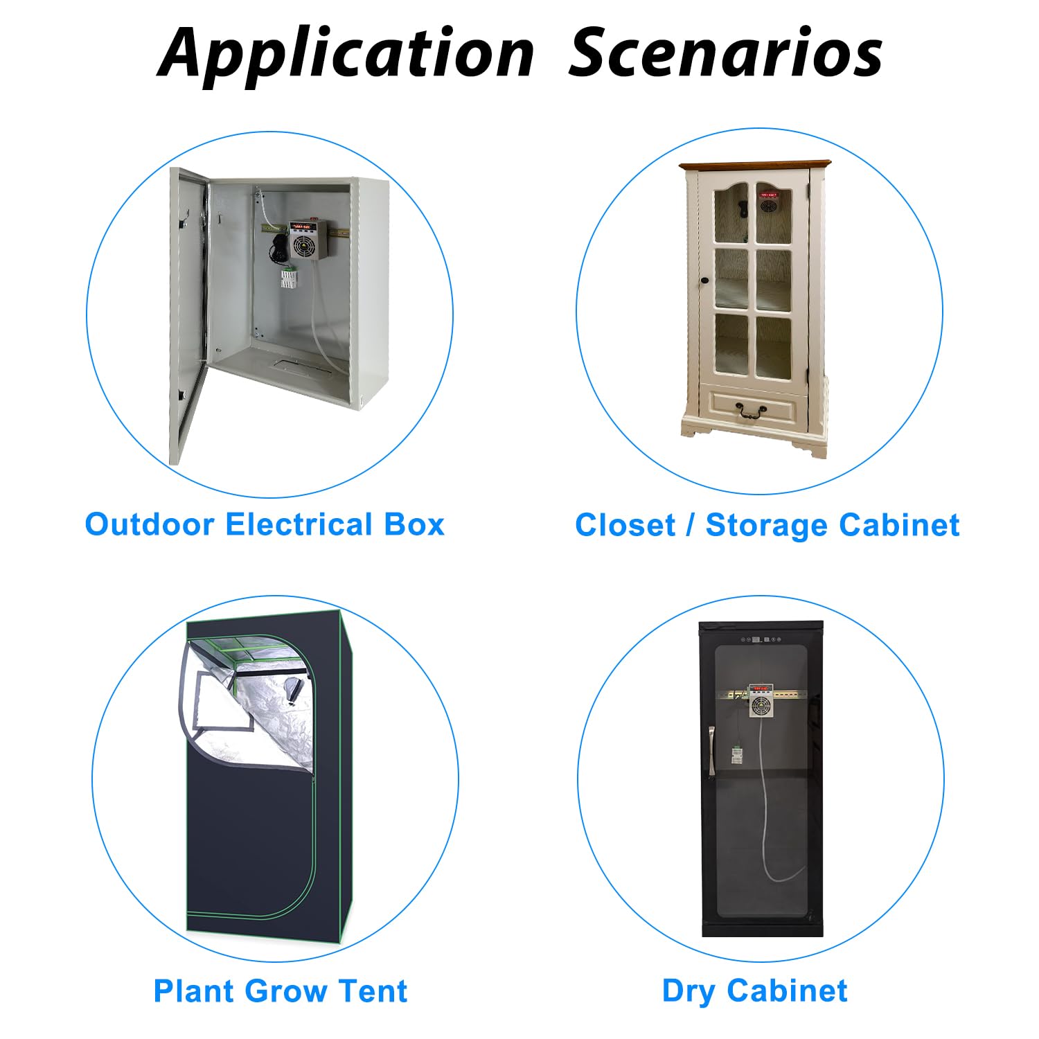 Stropum Automatic Small Dehumidifier for Grow Tent,Electric Box,Storage Cabinet,Closet,110V/240V Mini Dehumidifier With Temperature Control Switch