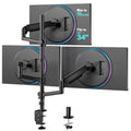 WALI Stacked Triple Monitor Mount for 13-34 inch Screens, 19.8 lbs per Arm