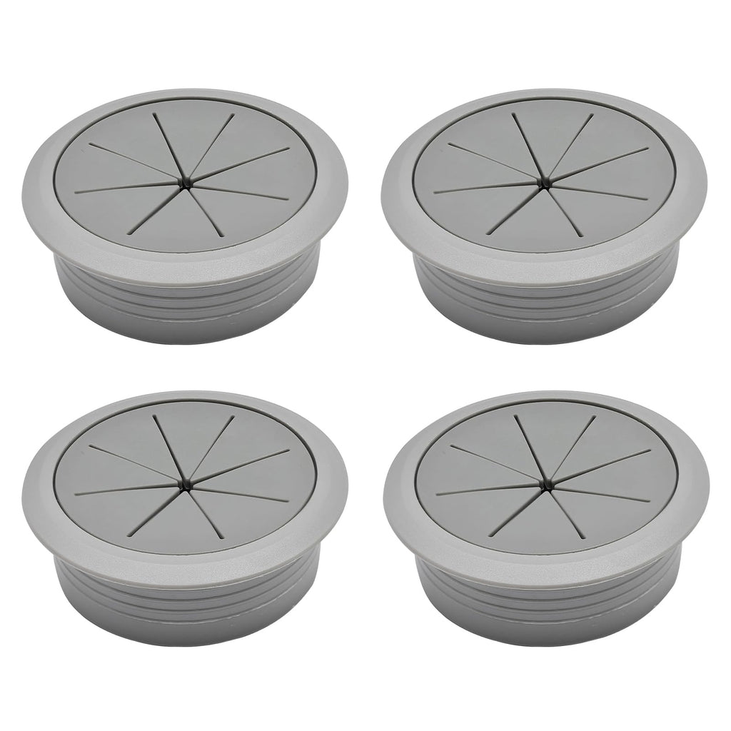 BOPOREAE 4 Pcs Desk Grommet 2" (50mm), Desk Hole Cover for Cables