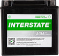 Interstate Batteries YTX14-BS 12V 12Ah Powersports Battery 200CCA AGM Rechargeable Replacement for Motorcycles, ATVs, UTVs, Scooters, Snowmobiles (CITX14-BS)