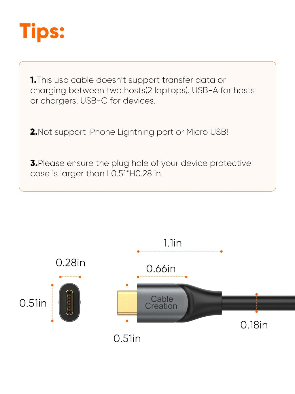 CableCreation USB C to USB A Cable 5FT, USB 3.1 3.2 Gen2 10Gbps Data Cable