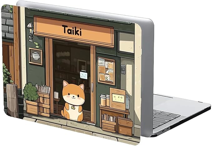 Compatible with MacBook Air 13.3 13.6 Inch Case 2022 2021 2020 2019 Plastic Hard Shell Case Cover,13.6 Air (A2681) M2 2022, A Cute Shiba