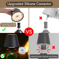WILIT Wireless Lamp Shades for Liquor Bottle Lights, 3 Level Brightness Cordless Table Lamp, Table Top Decor for Living Room, Wine Lamp Touch Lamps for Nightstand, Housewarming Gifts New Home