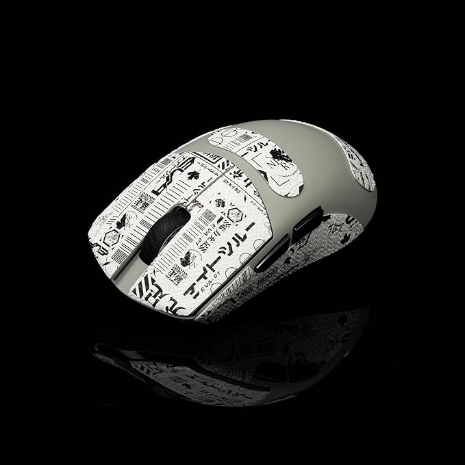 Grip Tape for Lamzu Atlantis Maya - Anti-Slip,Enhanced Control, Sweat Resistance,Improves FPS Gaming Grip & Mouse Protection [Pre-Cut] EVA White 0.5mm