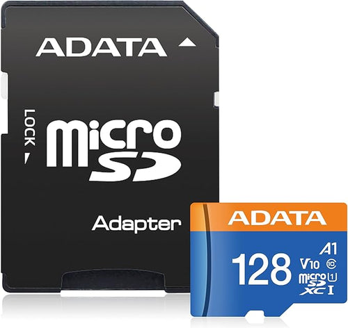 ADATA Premier 128GB 3-Pack MicroSDHC/SDXC UHS-I Class 10 V10 A1 Memory Card with Adapter Read up to 100 MB/s (128GB 3 Pack)