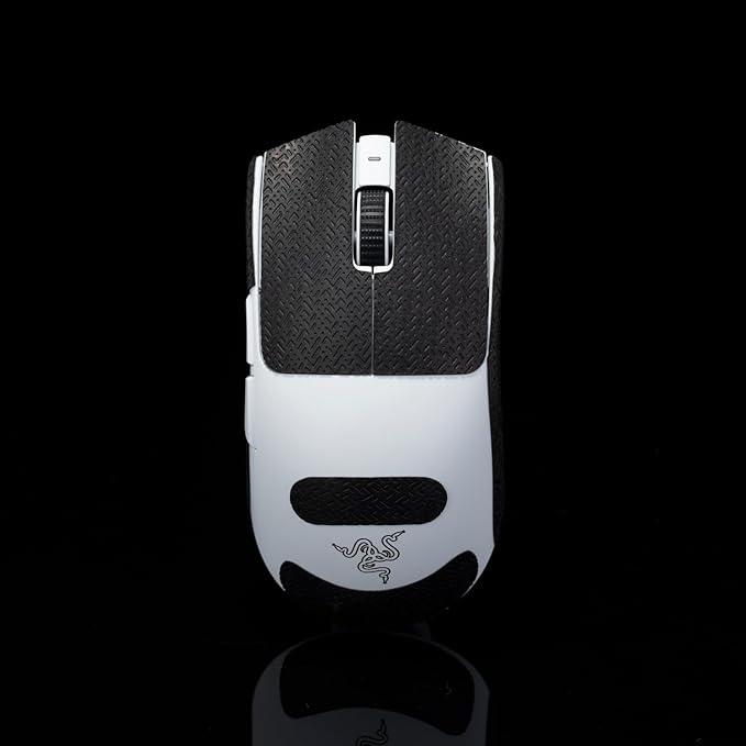 Grip Tape for Razer Viper V3 Pro - Anti-Slip,Enhanced Control, Sweat Resistance,Improves FPS Gaming Grip & Mouse Protection [Pre-Cut] Black