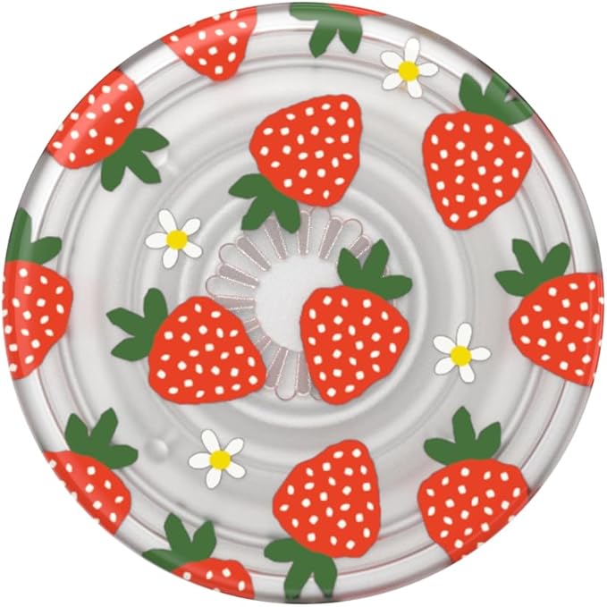 PopSockets Plant-Based Phone Grip with Expanding Kickstand, Adhesive Grip, Eco-Friendly - Berries and Cream