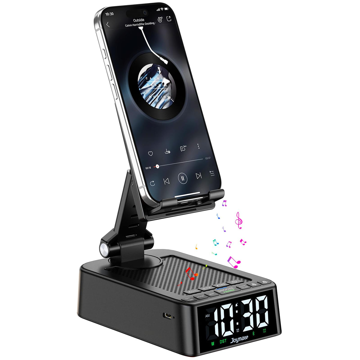 Gifts for Men Women, Phone Stand with Bluetooth Speaker 360° Rotable Angle