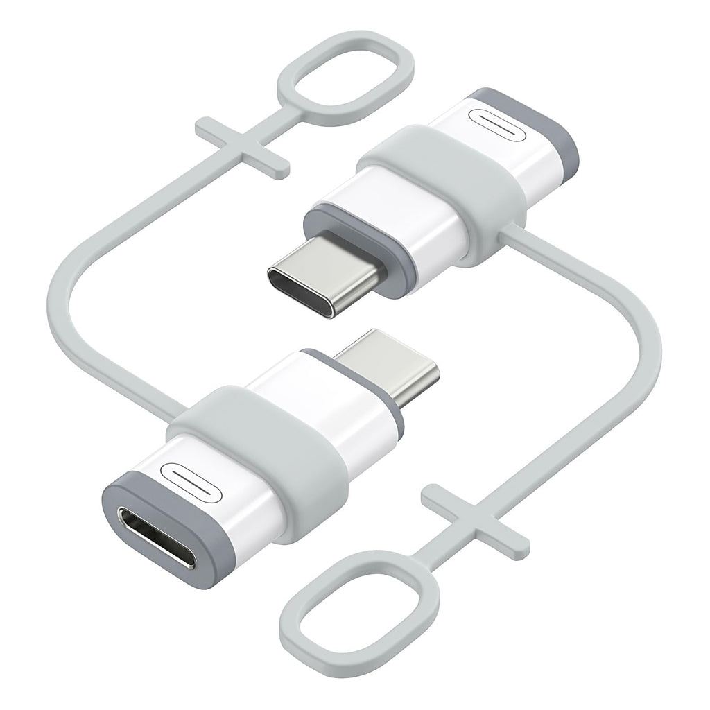 MoKo 2 Pack Lightning to USB C Adapter for iPhone Air 17 16 16e 15 Pro Max Plus, iPad, Galaxy - NOT for Earphones/Microphone/Flash Drive/iPencil, USB-C to Lightning Adapter ONLY for Charging/Data Sync