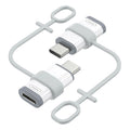 MoKo 2 Pack Lightning to USB C Adapter for iPhone Air 17 16 16e 15 Pro Max Plus, iPad, Galaxy - NOT for Earphones/Microphone/Flash Drive/iPencil, USB-C to Lightning Adapter ONLY for Charging/Data Sync