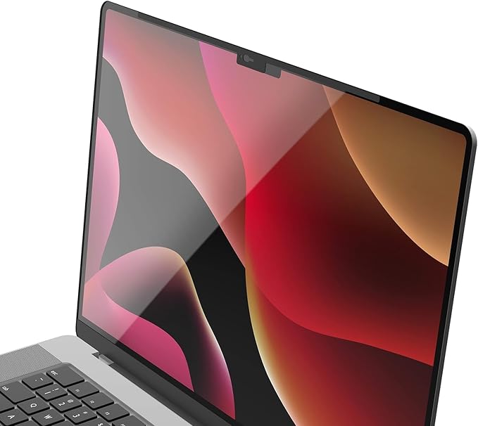 Webcam Cover - Compatible with MacBook 2021-2022 Air & Pro Notch Displays & Pre-2020 Models - Black Notch Series, 1 Pack - Magnetic Webcam Cover Slide & Camera Privacy Slider