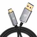 DWLCWY Fiber Optic USB A to USB C Cable 50ft 10Gbps Active Optical