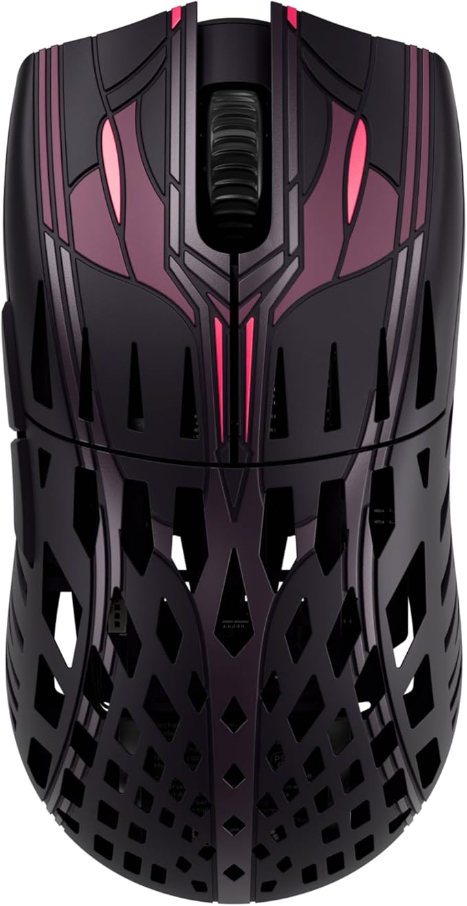 PWNAGE Trinity Wireless Gaming Mouse 8kHz - 39 Grams Ultralight Esports Pro Gamer Flawless Professional Custom Xero PAW3950 Optical Sensor 36,000 DPI - 8000Hz -100% PTFE Skates Symm 2 - Sakura Samurai