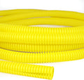 Split Wire Loom Tubing, 10,25ft Cord Protectors from Pets No Chew, Flexible Wire Covers Cord Protectors, Protective Split Cable Sleeve for Automotive Home Industrial Wires(Yellow, 0.73inch-25ft)