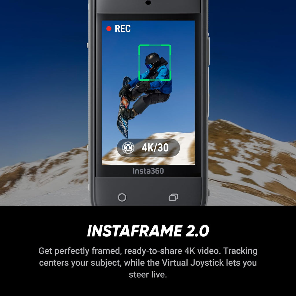 Insta360 X5 Starter Bundle - Waterproof 8K 360° Action Camera, Leading Low Light, Invisible Selfie Stick Effect, Rugged & Replaceable Lens, 3-Hour Battery, Clear Audio, Stabilization