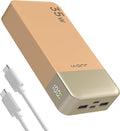 JUOVI Power Bank Portable Charger 20000mAh 35W Fast Charging，PD 3.0 QC 4.0 Phone Charger with LED Display, Travel Battery Pack 2 USB C 2 USB A Ports for iPhone 16/15/14 Series, Galaxy, iPad