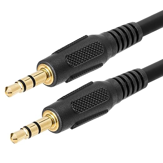 Cmple - 3.5mm Aux Male to Male Stereo Audio Cable Auxiliary Headphones Cord MP3 PC - 75 Feet