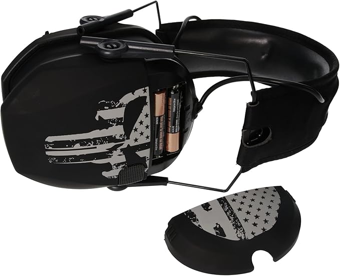 Walker's Razor Slim Ultra Low Profile Compact Design Adjustable Range Shooting Hunting Hearing Protection Electronic Earmuffs