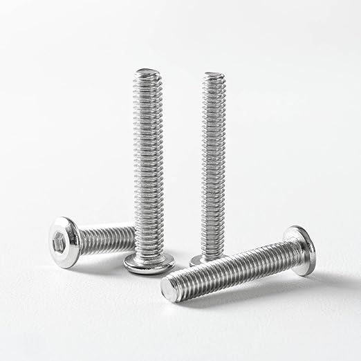 5/16-18 x 1" (20 Pack) Flat Head Hex Socket Cap Screws Bolts, 304 Stainless Steel 18-8, Hex Drive, Bright Finish, Fully Machine Thread