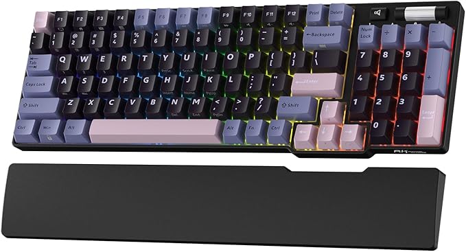 RK ROYAL KLUDGE RK96 RGB Wireless Mechanical Gaming Keyboard w/Wrist Rest