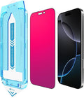 EGKimBa for iPhone 16 Privacy Screen Protector, Gradient Color, Bubble Free, Easy Installation, Auto Dust-Elimination, Anti Blue Light