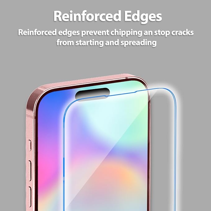 DOME GLASS Whitestone Screen Protector for iPhone 16 Series (iPhone 16 Plus)