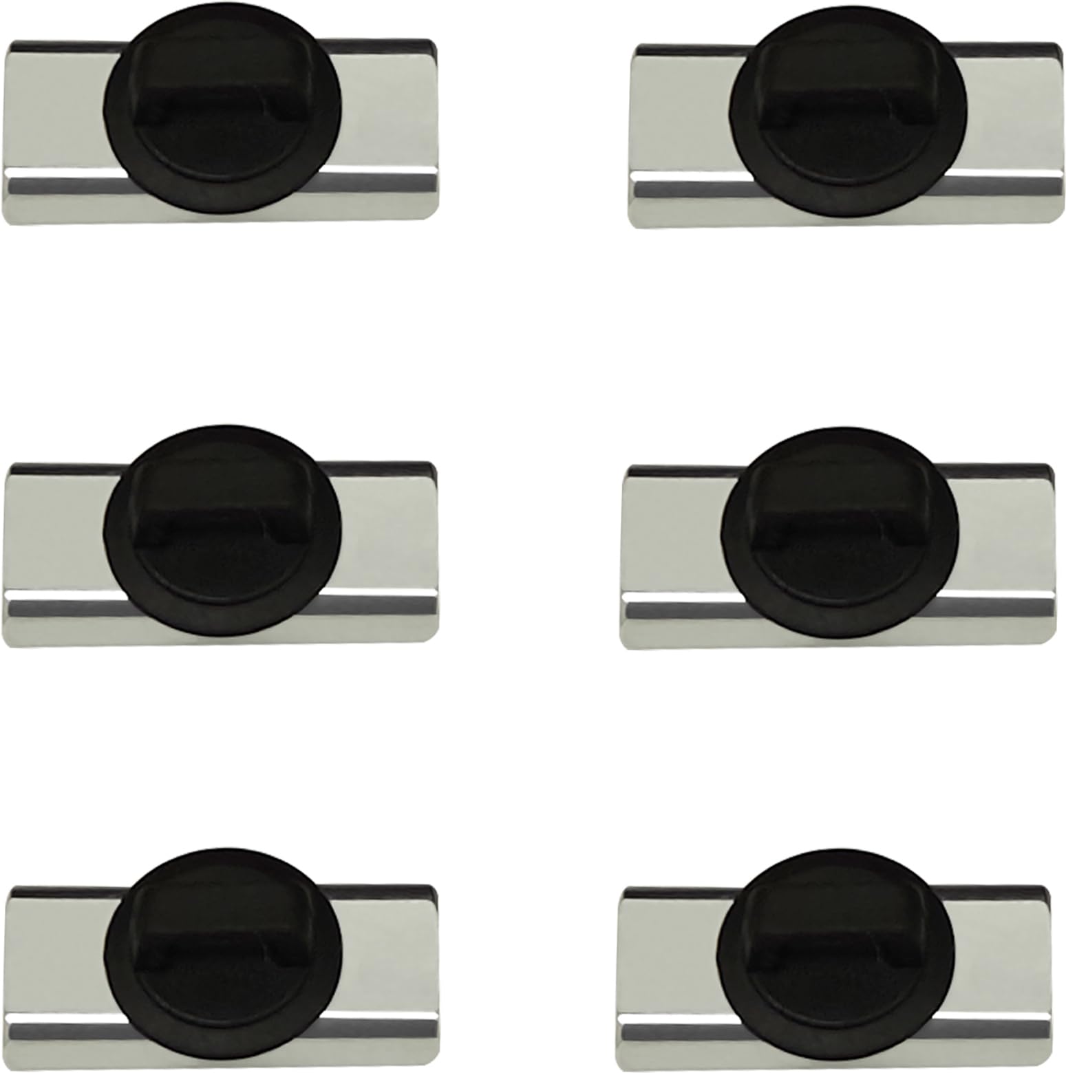 CNHABAGU Magnet Zip Tie Mount Magnetic Zip Ties Mount Holder Strong 1-Second Magnetic Snap Installation Heavy-Duty Waterproof Cable Tie Mounts for Car Boat Workshop Industrial Organizing (6 Piece)