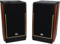 Dual Electronics LUHSL20B Cherrywood and Black 2-Way Bookshelf Speakers with Bluetooth | Home Stereo, PC | Loud & Deep Rich Bass | Wireless Remote Control | Smart Speaker Dock | Sold in Pairs