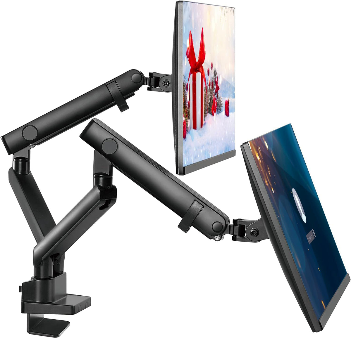 Heavy-Duty Monitor Wall Mount for 17-49" Ultrawide Screens, White