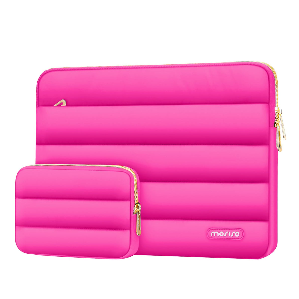 MOSISO Laptop Case 13.3 inch,13-13.3 inch Puffy Laptop Sleeve Carrying Case