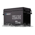 Renogy 12V 300Ah Mini Size LiFePO4 Lithium Battery, 200A BMS for Ultimate Safety, Deep Cycle w/Remote Monitoring Compatibility, Backup Power for RVs, Cabins, Marine, home storage - Core Series