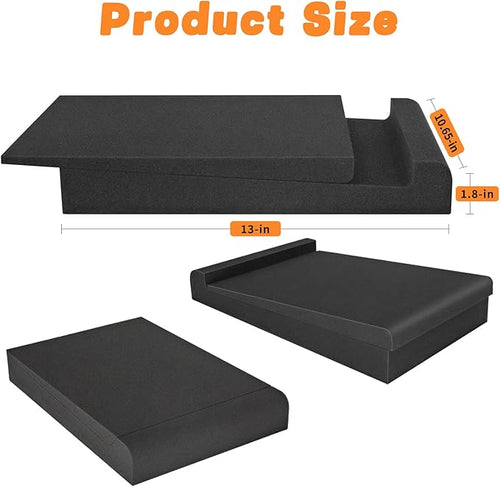 2 Pack Studio Monitor Isolation Pads for Large Speakers Sound Insulation Studio Foam Prevents Vibrations Acoustic Speaker Isolation Pad High Density Fits Most Stands