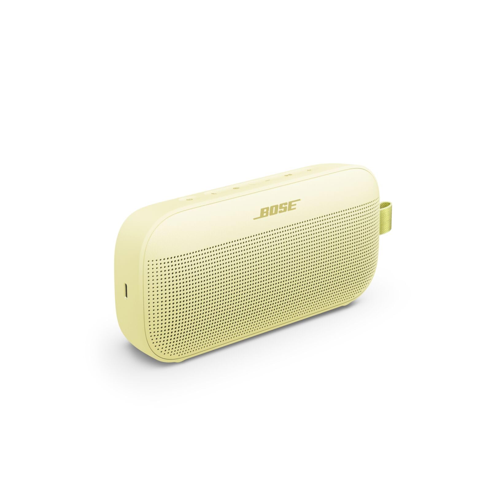 Bose SoundLink Flex Bluetooth Speaker (2nd Gen) - Portable Outdoor Speaker with Hi-Fi Audio, Waterproof and Dustproof, USB-C, Up to 12 Hours Battery Life, Citrus Yellow - Limited Edition Color