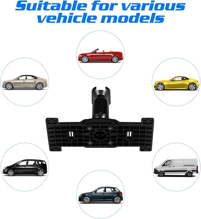 iplusmile 1 Set Dash Cam Rear View Mirror Mount - Back Plate Panel Car Rear View Camera Mount Bracket Kit for 5.5-12" Dash Cams