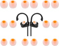 Earbud Tips Ear Bud Tips Soft Anti Slip Washable and Reusable Silicone Replacement Earbud Tips Fit Most in-Ear Earbuds(Inner Hole 3.8mm -5.1mm) 18pcs S M L