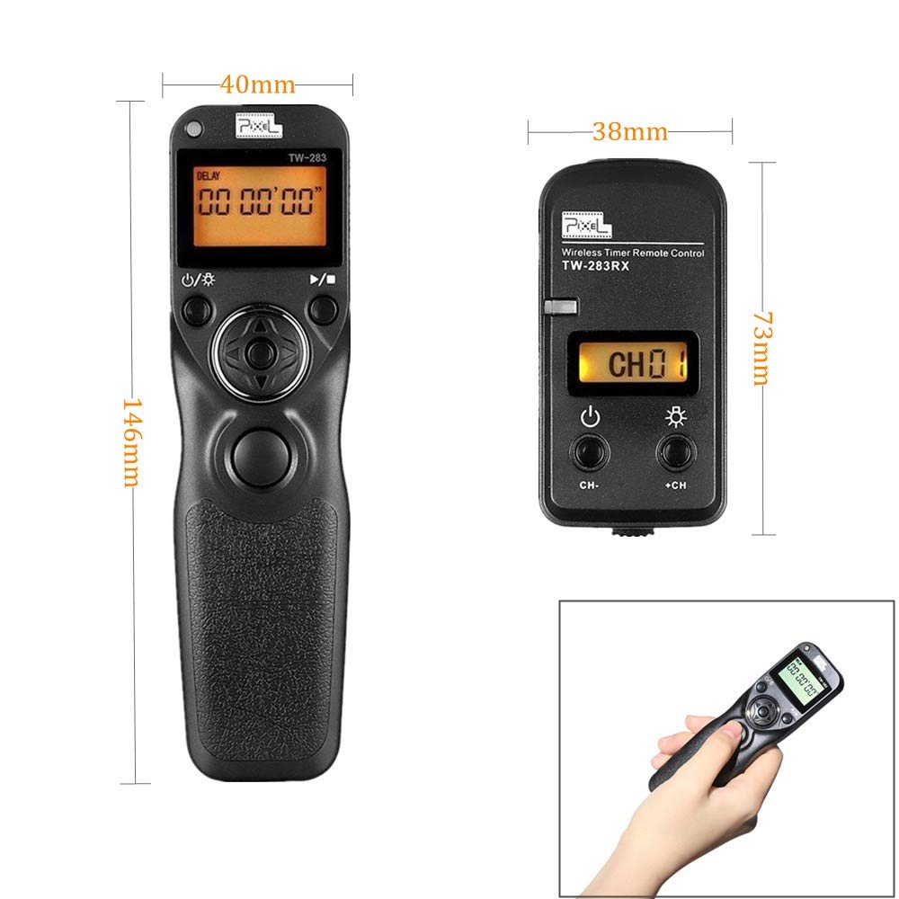 Pixel Intervalometer Shutter Release Remote Control TW283-90 for Fujifilm