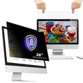 WELINC 26 Inch - 16:10 Aspect Ratio - Computer Privacy Screen Filter for Widescreen Monitor - Anti-Glare - Anti-Scratch Protector Film - Protects Your Eyes from Harmful Glare and Blue Light