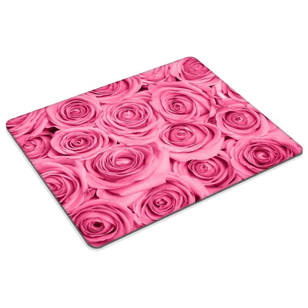 Pink Rose Mouse pad Customized Mousepad Non-Slip Rubber Base Mouse Pads for Computers Laptop Office Desk Accessories Mouse pad
