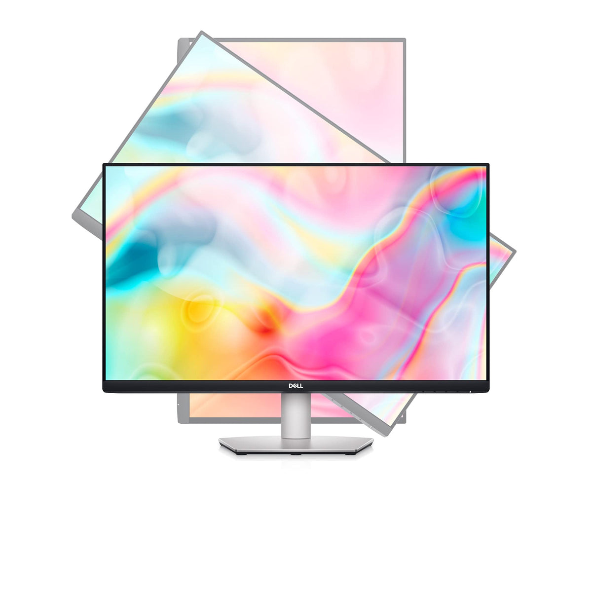 Dell S2722DC Monitor - 27-inch WQHD (2560x1440) 75Hz 4Ms Display, AMD FreeSync, Built in Speaker, USB Type-C Connectivity, Height/Pivot/Swivel/Tilt Adjust - Platinum Silver