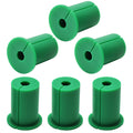 EASYEAH 6pc Green Starlink Cable Grommets 1" Silicone Wire Hole Grommet
