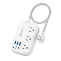 Beeiker Short Extension Cord 1 Ft,6 USB (3 USB C) Power Strip,3 Outlets