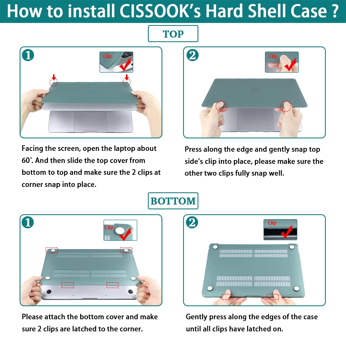 CISSOOK Mountain Case for MacBook Air 13 inch 2020 2021 2019 2018 Release Model A2337 M1 A2179 A1932 with Touch ID, Plastic Sunshine and Mountain Scenery Cover for MacBook Air 13" with Keyboard Cover
